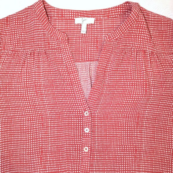 Joie | Daylan Rosalyn Casual Blouse Top in Western Rose | Size Small - Picture 7 of 11